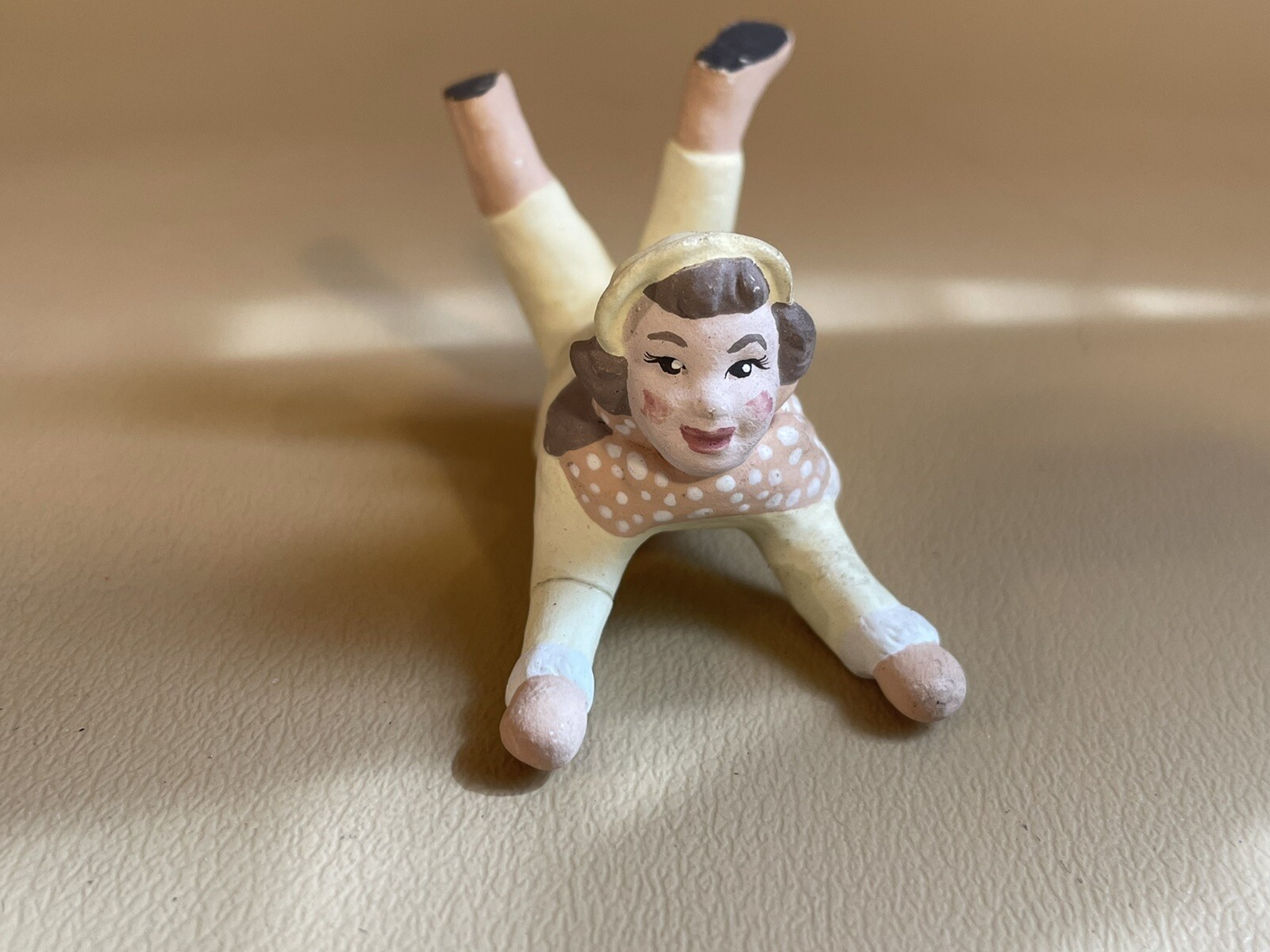 Vintage Lot Of 10 Small Ceramic Christmas Winter Figurines Statues eBay