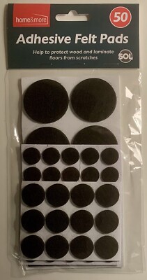 Home & More 50 selbstklebende Filzpads