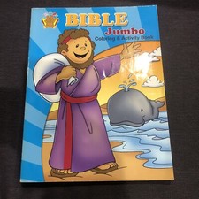 Bible Jumbo Coloring  Activity Book Bendon Pub. Co. 4 covers choices NEW unused
