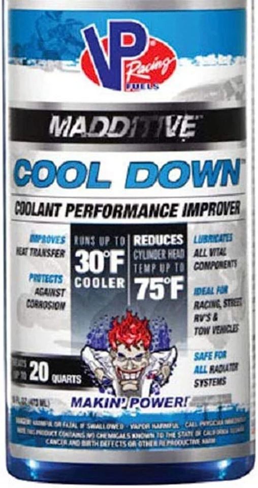 (9 PACK) VP Racing Madditive Cool Down 2085 16oz Radiator Temperature Decrease - Image 4 of 4