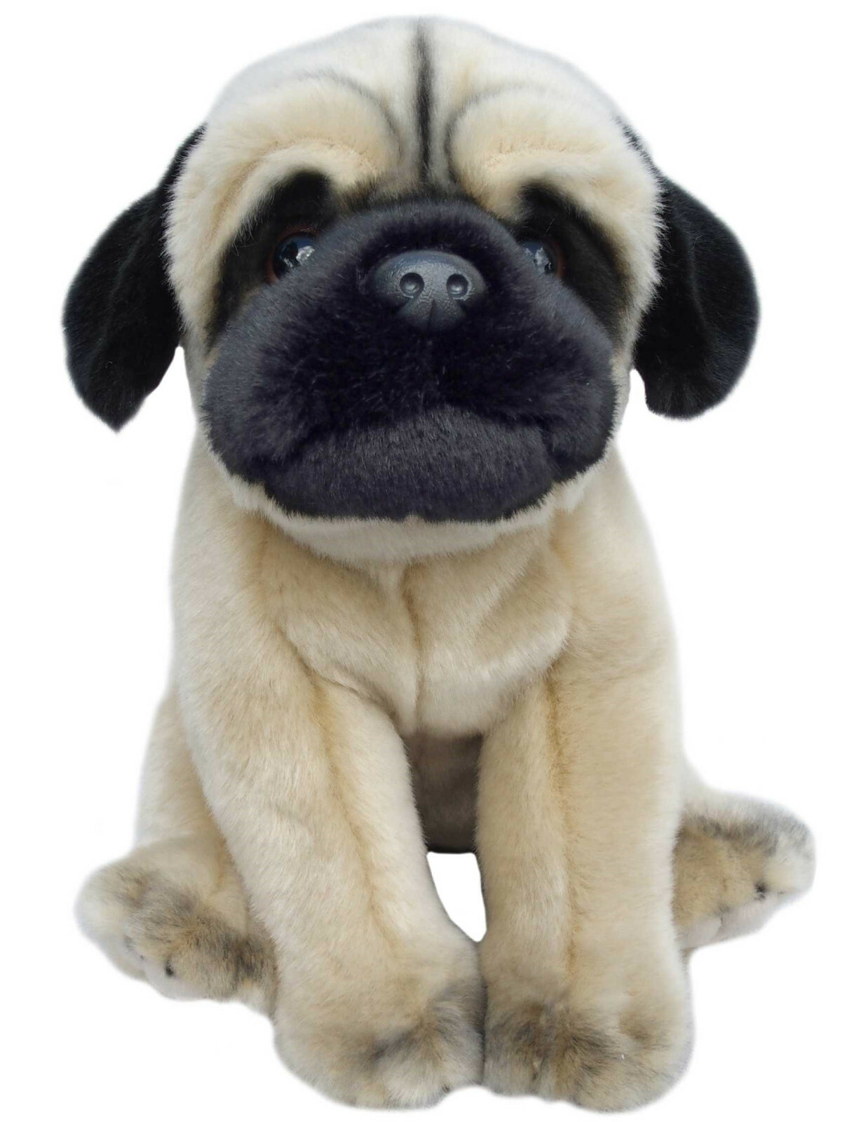 12"" Fawn Pug teddy PUGS plush toy dog soft toys dogs teddies animals pets puppy