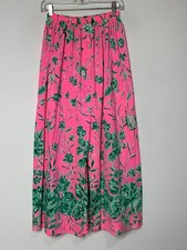 Vtg 60  s Psychedelic Print Swim Cover Skirt Perfection Fit By Roxanne M Union Md