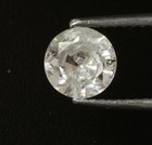 loose round diamond .95ct I3 H 6.25X3.50mm vintage estate antique — photo 5