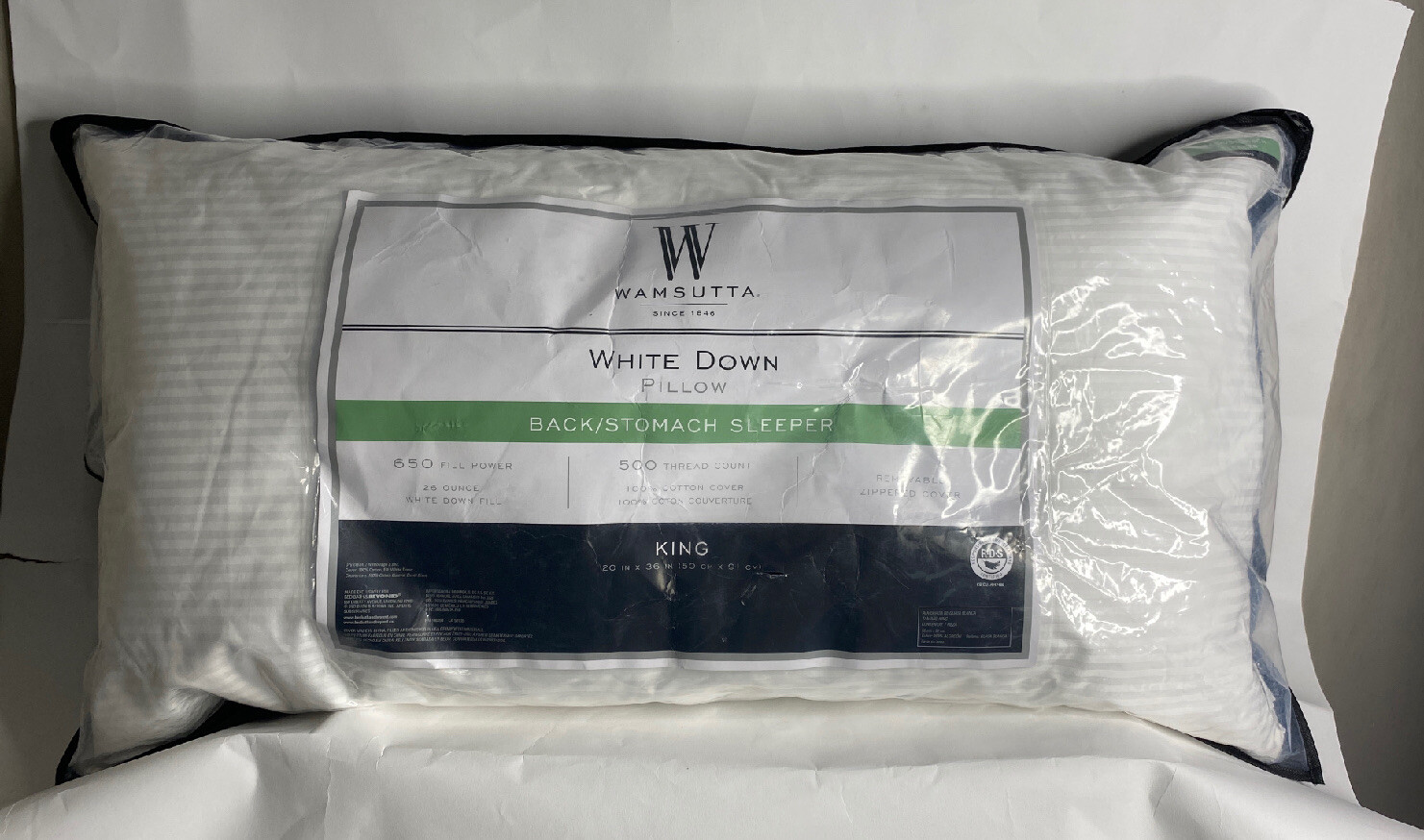 Goose Down Pillow Bed Bath And Beyond Wamsutta Pillows Wamsutta