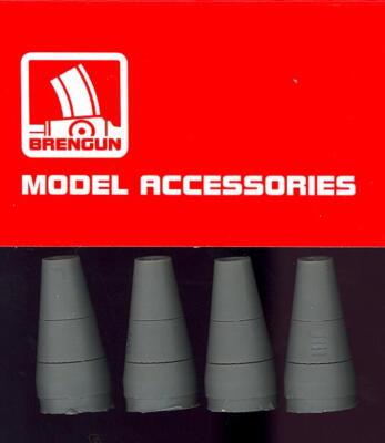 Brengun Models 1/144 BOEING B-747/400 EXHAUST PIPES Resin Update Set