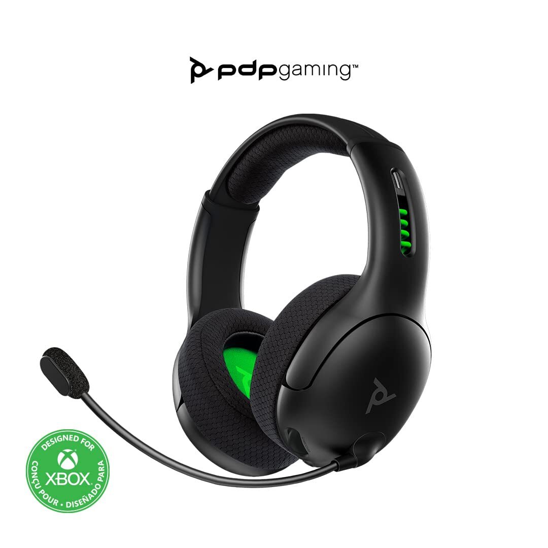 Headset PDP LVL50 drahtloser Kopfhörer für Xbox Stereo Sound Gaming Schwarz GUT