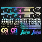 TREK - KIT Holographic Vinyl Decal Stickers Sheet Bike Frame Cycling Bicycle