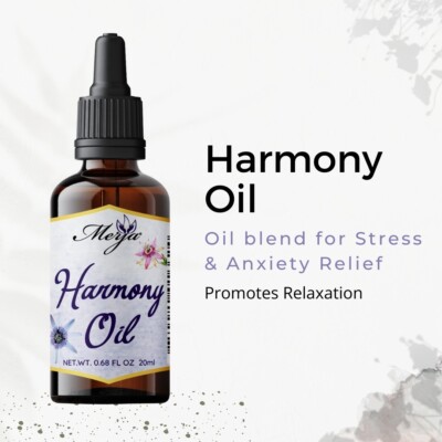 Merja Harmony Oil 20ml - 100% Pure and Natural- Stress Relief