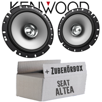 Kenwood Lautsprecher FüR Seat Altea 16Cm Koax Auto Boxen EinbauzubehöR Einbauset