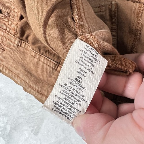 Free People Denim Shorts Womens 8 Brown Button Fly 10" Rise High Waist - Picture 12 of 12