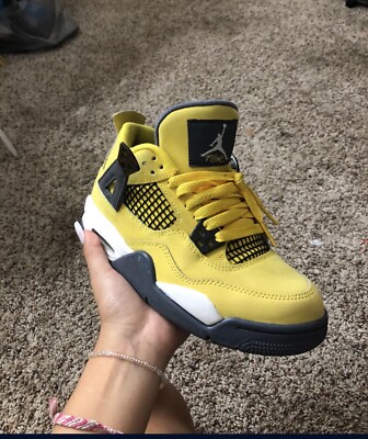 Size 4 - Jordan 4 Retro Lightning 2021 | eBay