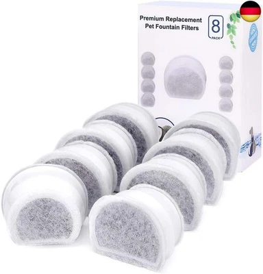 YOUTHINK Ersatz-Kohlefilter für PetSafe Drinkwell Avalon, Pagode, 2 Gallonen,