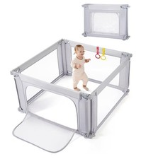 Baby Playpen 47x47 Inch Adjustable Playard for Babies and Toddlers NEW   