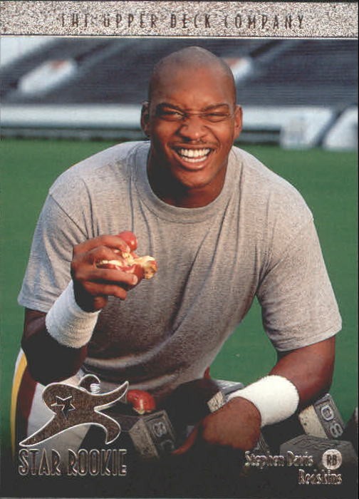 1996 Upper Deck #31 Stephen Davis RC - FB