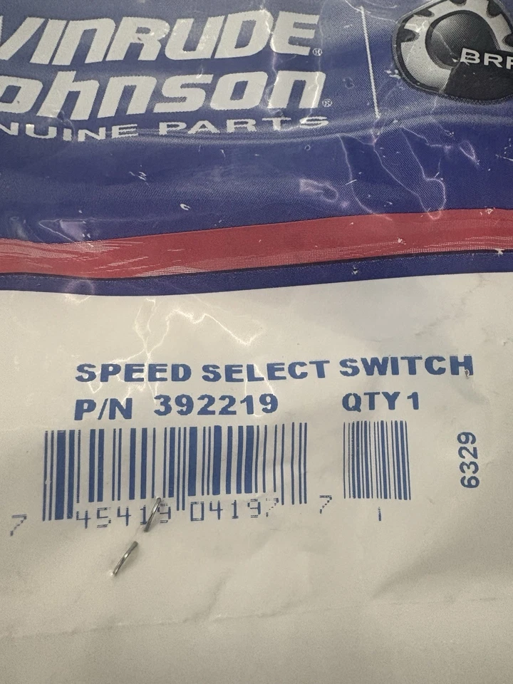 *NEW* Speed Selector Switch  Johnson Evinrude  Electric Trolling Motors 392219 - Image 2 of 4