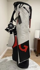 NEW With Tags G/FORE Sunday II Two Golf Bag Carry Stand Bag NWT Red/Black/White