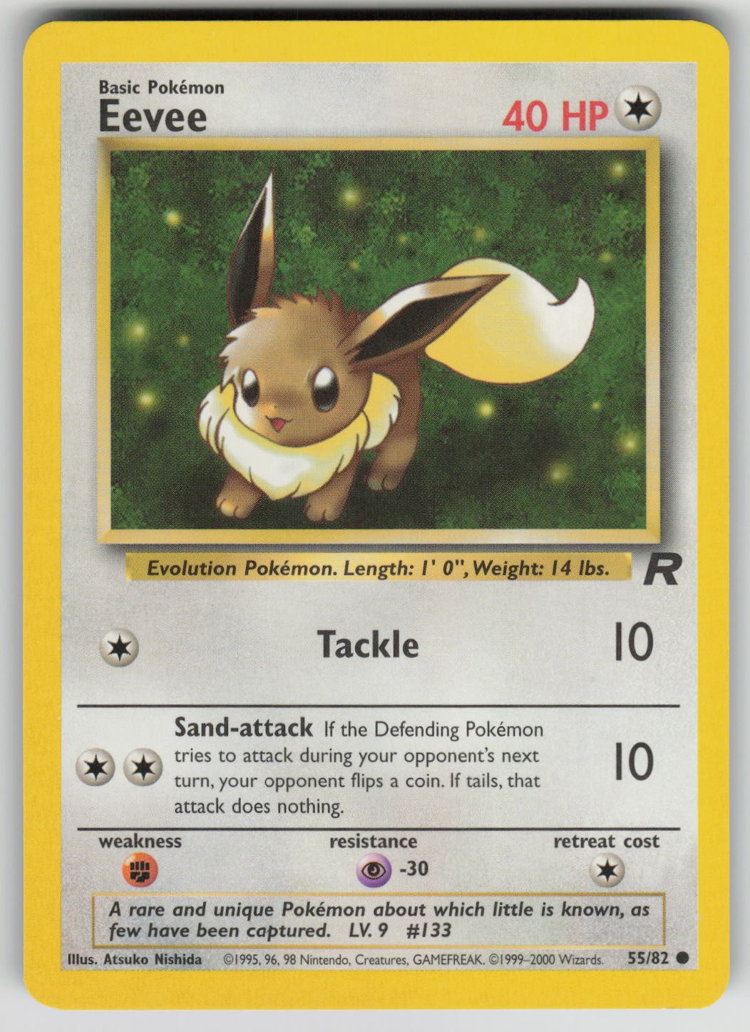 Eevee [ TR - 55/82 ] Unlimited ( LP ) - PTCG