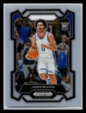 Jared McCain Duke Blue Devils 2024 Panini Prizm Draft Picks #35 Prizms Silver