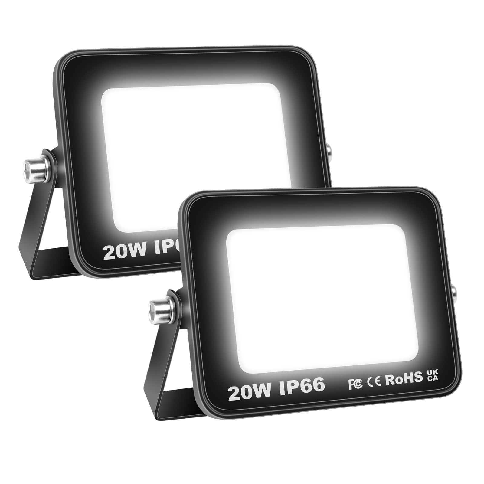 Projecteurs LED 20W extérieur pour illuminer la cour, la terrasse et le jardin