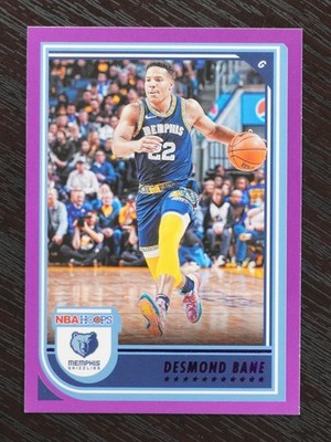 Desmond Bane 2022-23 Hoops Purple #134 Memphis Grizzlies Basketball