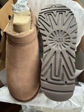 Genuine Ugg Classic Mini Micro Boot Size 6 Mid Brown/ Rocky Oak BRAND NEW 