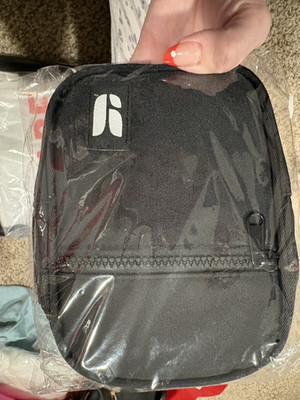 Younique Black Crossbody Bag, Zip Closure, Adjustable Strap, Casual/Travel