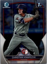 2023 Bowman Draft #BDC-180 Christian Knapczyk Chrome