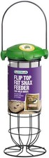 Gardman Flip Top Fat Snax Bird Feeder - Green, 10 x 9.5 x 7.5 cm