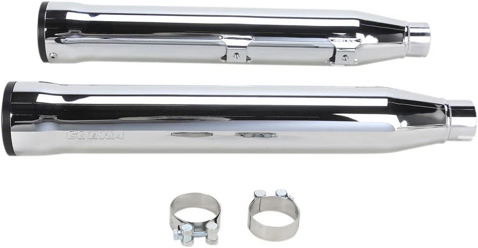 Cobra 3 pol. Silenciadores deslizantes RPT - Bicicleta de rua cromada motocicleta 6053 1801-0715 - Imagem 3 de 4