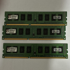 Kingston ValueRAM desktop memory (RAM), 3 x 1 gb