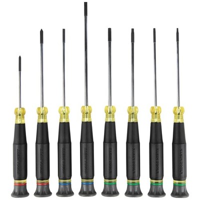 Klein Tools 85617 Mini Precision Screwdriver Set, One Size, Black/Yellow