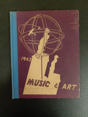 1943 High School of Music & Art Book, NYC New York City