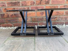 Q Reference Short Shorty Metal Uk Made Speaker Stands Vintage HIFI Spikes POST