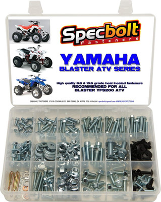 250Pc  Yamaha Blaster Bolt Kit for Maintenance & Restoration OEM Spec Fasteners