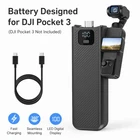 FOR DJI Osmo Pocket 3 Battery Handle 5000mAh, 22.5W Fast Charging, 1/4" Thread