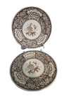 (2) SPODE Dinner Plates 10.50" "Floral" Archive Collection Scalloped Edge. NEW! — photo 5