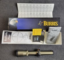Burris LRS 1X-4X-24MM Rifle Scope Lighted Reticle Ballistic CQ Dark Earth