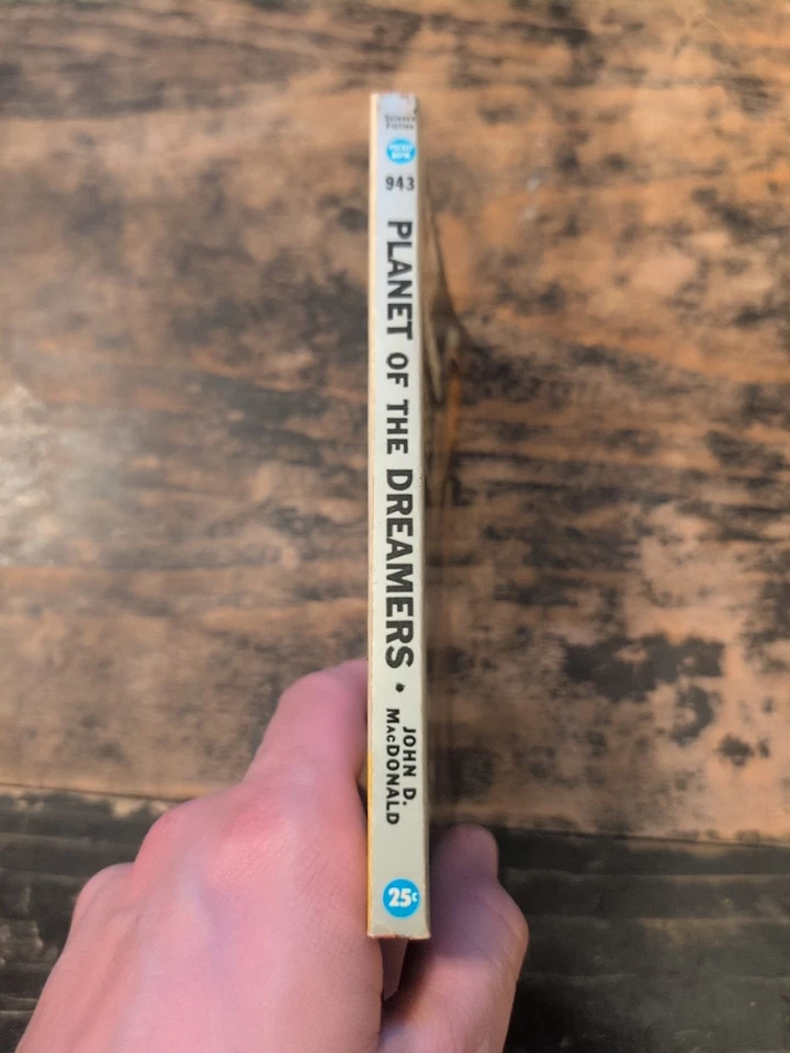 Vintage Planet Of The Dreamers (John D MacDonald, 1953, Pocket Books) Foto 2 de 4