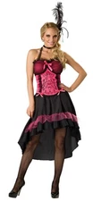 Saloon Gal Dress Western Girl Corset Designer Costume Adult
