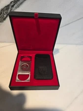 Montecristo Signature Cigar Cutter Leather Case & Box. Used once.