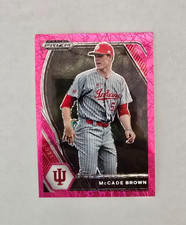 (ITEM D547) MCCADE BROWN - PANINI PRIZM DRAFT PICKS PRIZMS PINK #79 (RC)