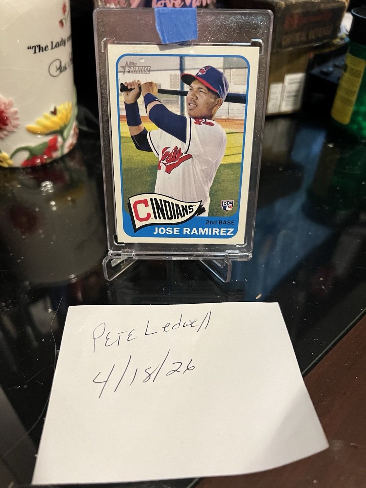 2014 Topps Heritage High Number - Jose Ramirez #H590 (RC)