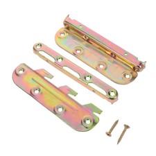 4 Sets Bed Rail Hooks Post Connector Frame Mounting Plate Hardware Brackets