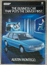Austin Montego Range Brochure c.1984 - L  HL  HLS  Vanden Plas  MG EFi
