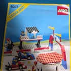 LEGO 6381 Motor Speedway LEGOLAND Racing 205pc Complete Set Box Vintage 1987