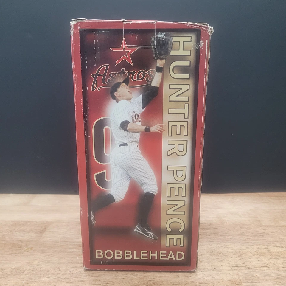 Bobblehead Hunter Pence Houston Astros  #9 Minute Made UT Arlington  - Image 3 of 4