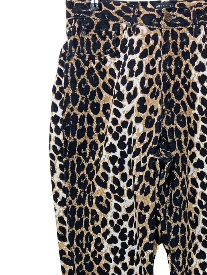 ASOS Vaquero de talle alto Mujeres Vaquero Talla EU 40 marrón-negro-blanco - Imagen 3 de 4