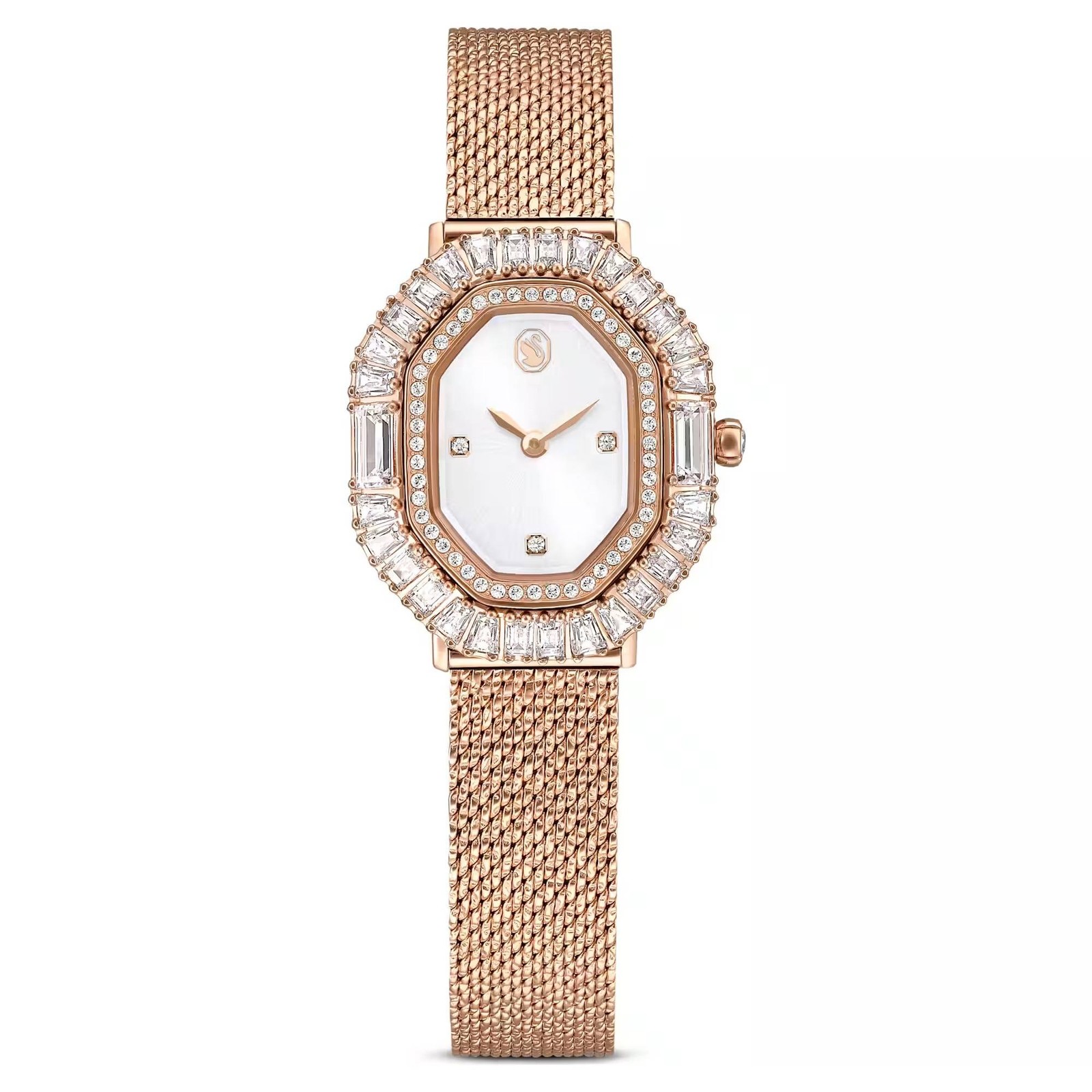 Orologio Swarovski Matrix Octagon 5732498 Donna Watch Maglia Milanese Oro Rosa