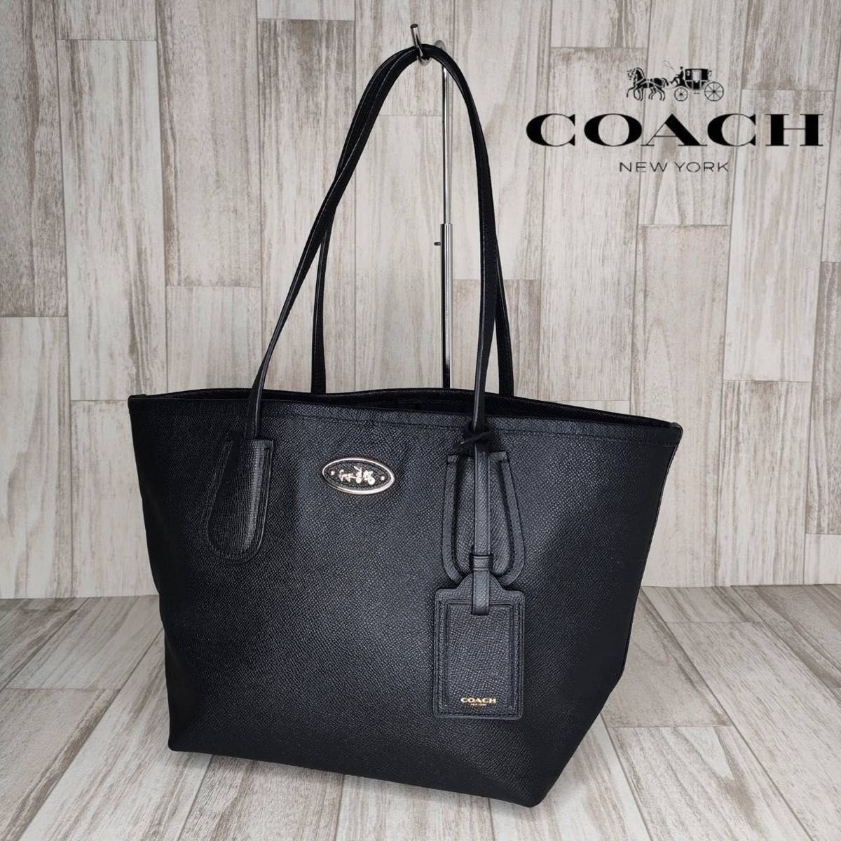 COACH Leather Tote Bag Handbag 50