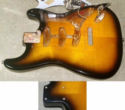 歴史の落とし穴⁉Fender USA American Vintage '57 Stratocaster 1997～98 Fender 1997 American Vintage '57 Stratocaster Black | GUITAR TRIBE.COM